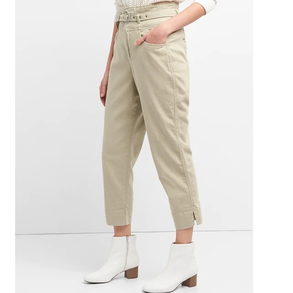 Gap high rise chino with belt - Picture 3 of 5